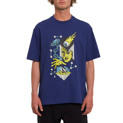 Volcom Macro Dose Tee - Blue