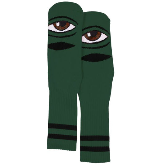 Toy Machine Bloodshot Eye Socks - Army Green