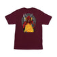 Santa Cruz Stranger Things Hell Fire Tee - Maroon