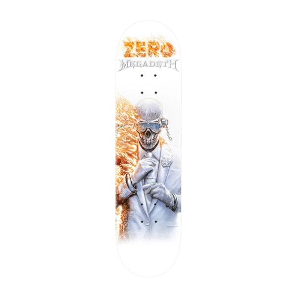 Zero Megadeath White Deck - 8.5"