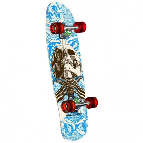 Powell Peralta Mini Skull & Sword Shape Cruiser - 8"