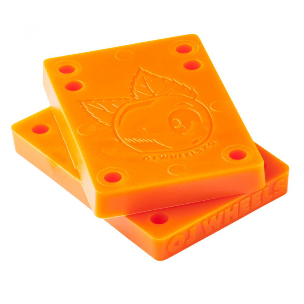 Ubj Risers OJ Risers Juice Cubes Orange Risers - 3/8” – Scenic Skate Shop