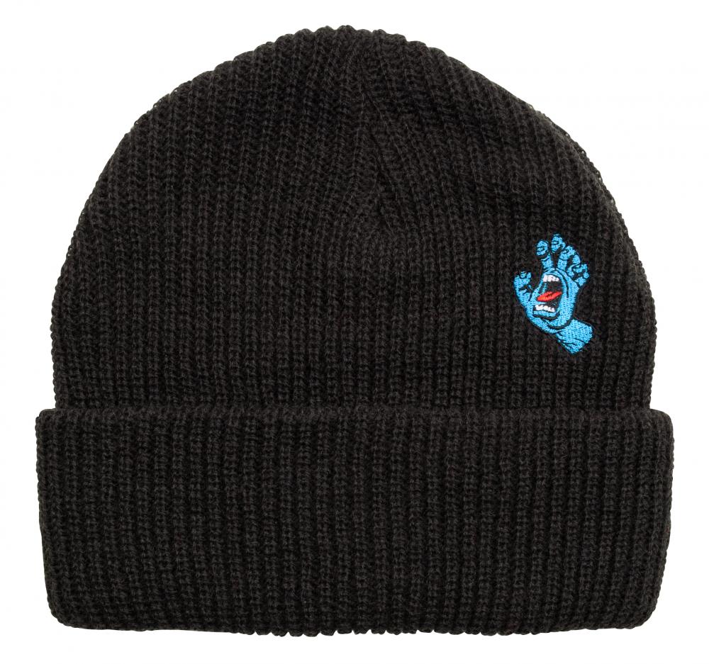 Santa Cruz Screaming Mini Hand Beanie - Black