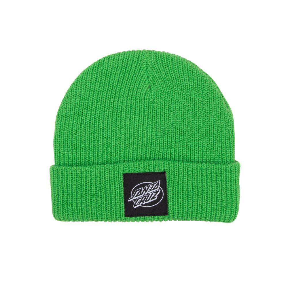 Santa Cruz Oval Dot Mono Beanie - Green