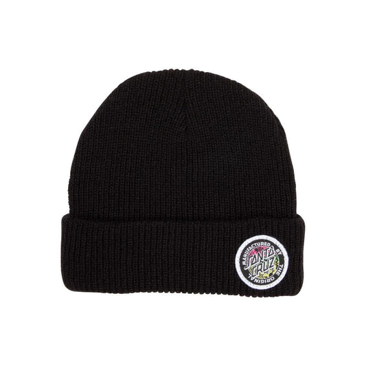 Santa Cruz Acidic MFG Dot Beanie - Black