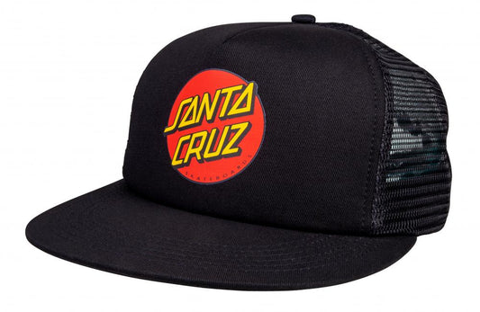 Santa Cruz Classic Dot Mesh Cap - Black
