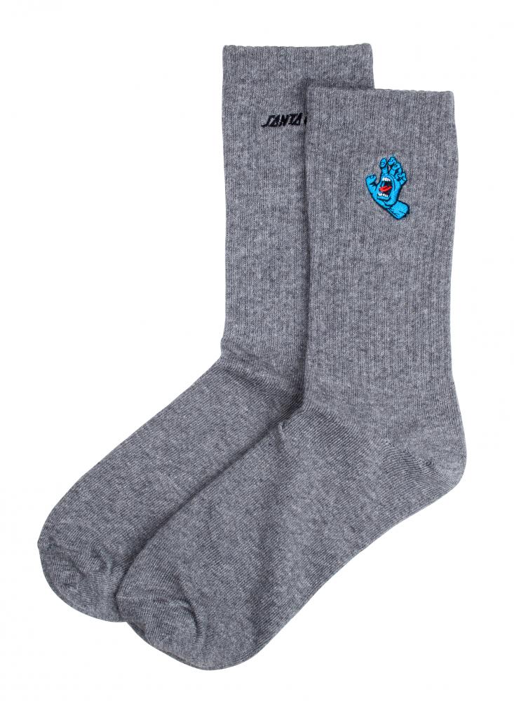 Santa Cruz Screaming Mini Hand Socks - Athletic Heather