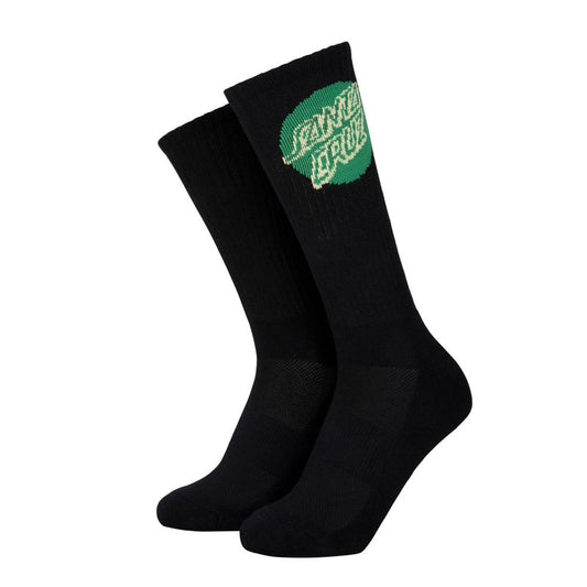 Santa Cruz Shadowless Dot Sock - Black