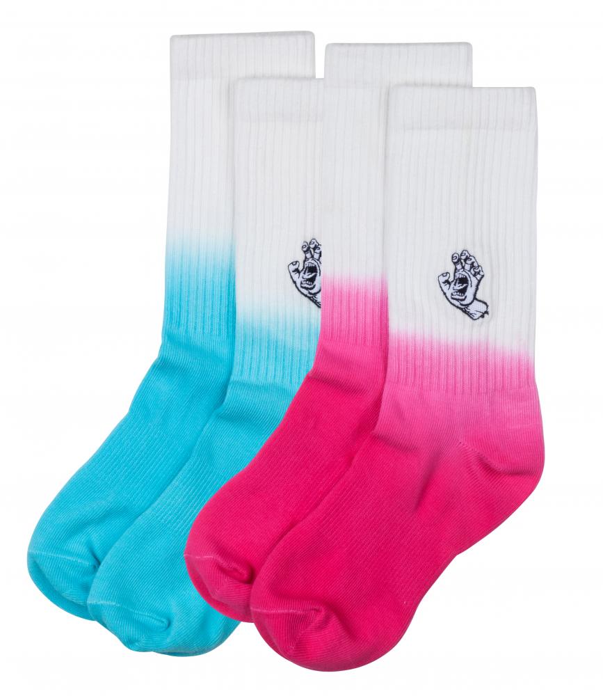 Santa Cruz Mini Mono Hand Fade Women Socks - 2 Pack