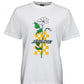 Santa Cruz Women's T-Shirt Checkerbloom - White