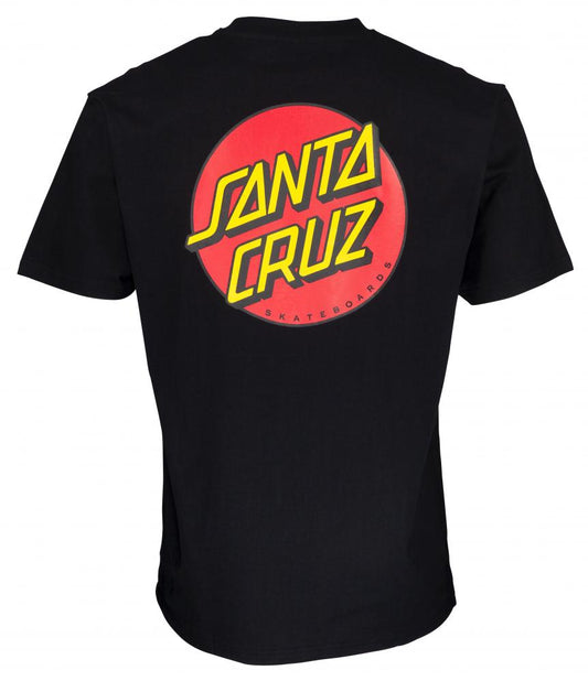 Santa Cruz Classic Dot Chest Women's T-Shirt- Black