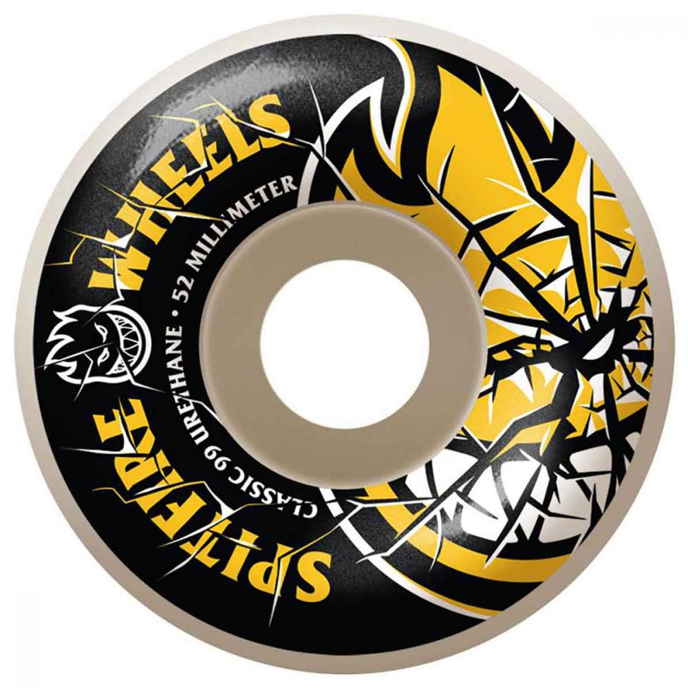 Spitfire Bighead Shattered 99 White Wheels - 52mm