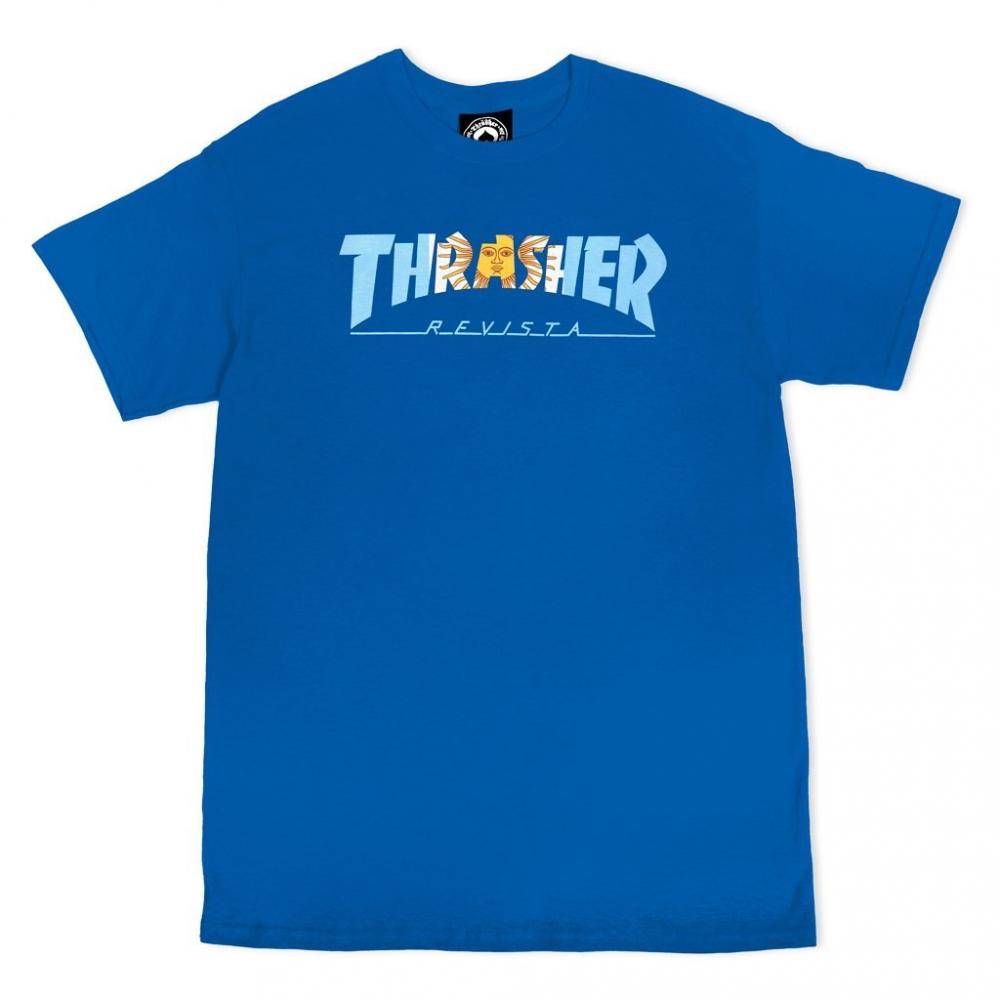 Thrasher T Shirt Argentina - Royal Blue