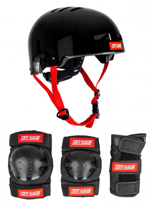 Tony Hawk Protective Set - Black/Red