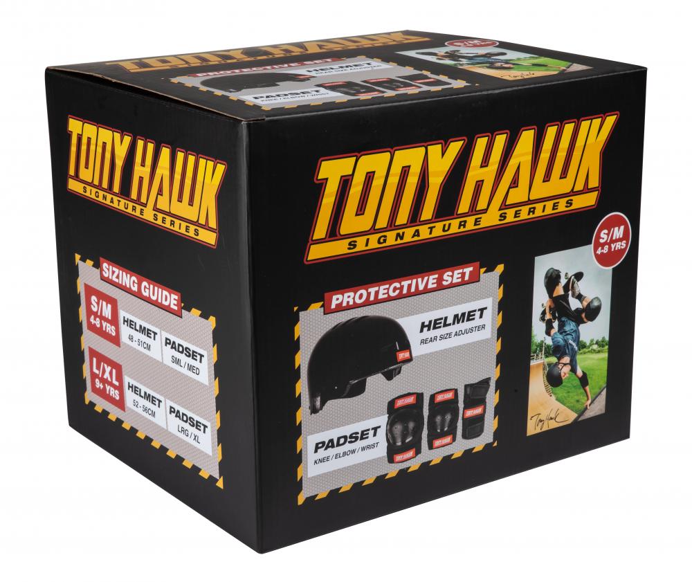 Tony Hawk Protective Set - Black/Red