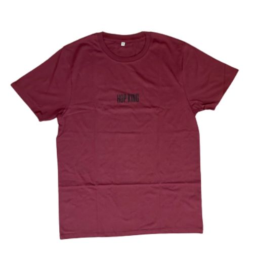 Hop King T-Shirt - Burgundy