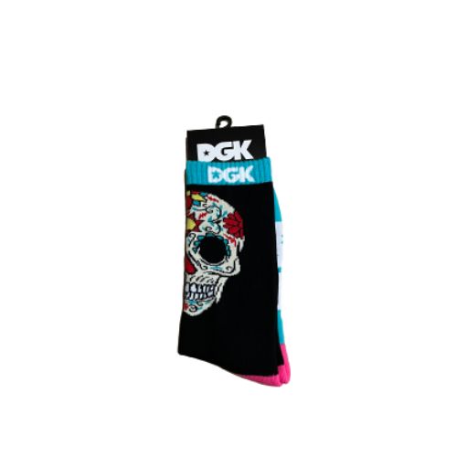 DGK Muertos Crew Socks - Black