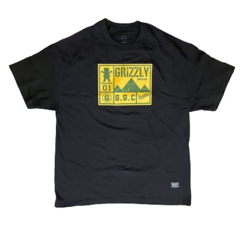 Grizzly Back Trail SS Tee - Black
