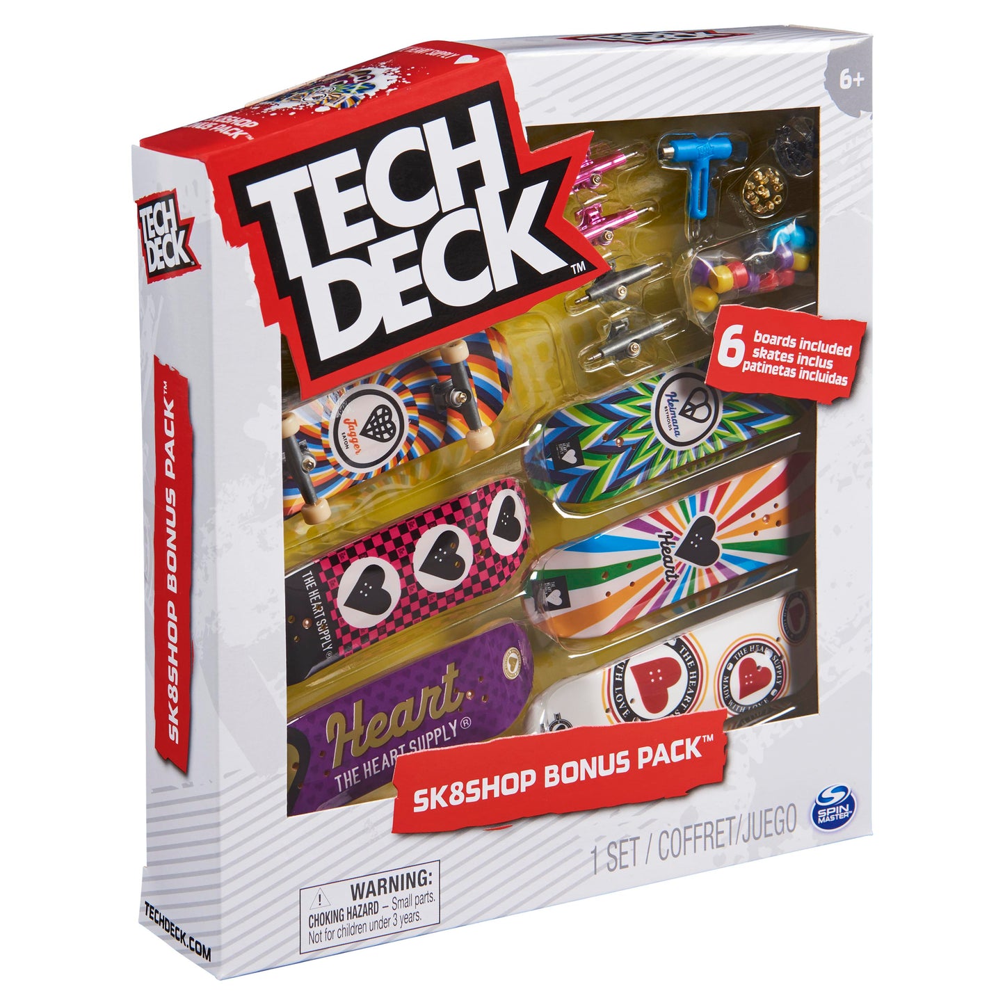 Tech Deck Sk8 Shop 6 Pieces - Heart Supply