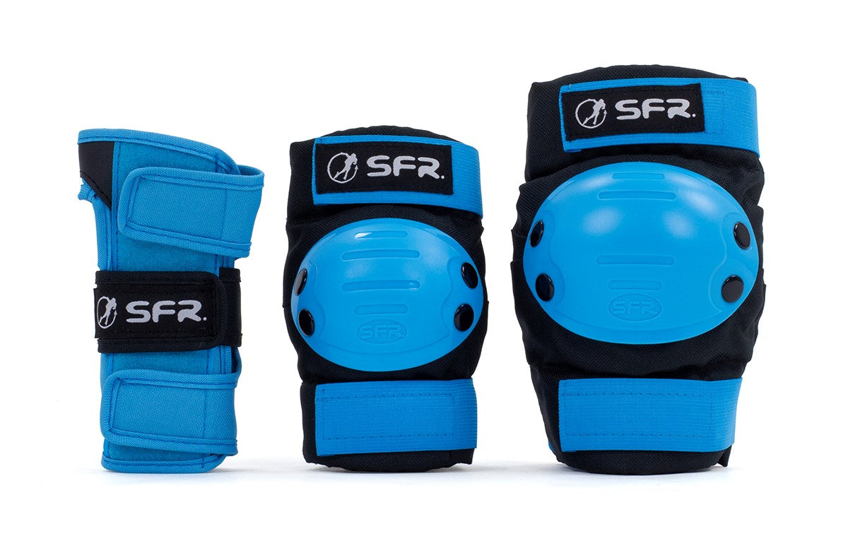 SFR Youth Ramp Triple Pads Set Blue