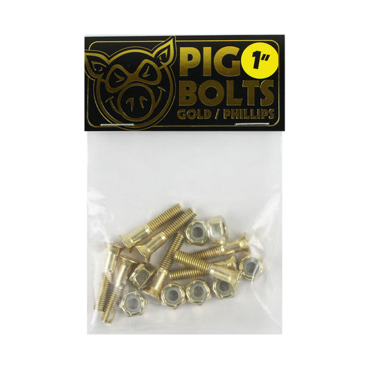 Pig Gold Phillips Bolts - 1”