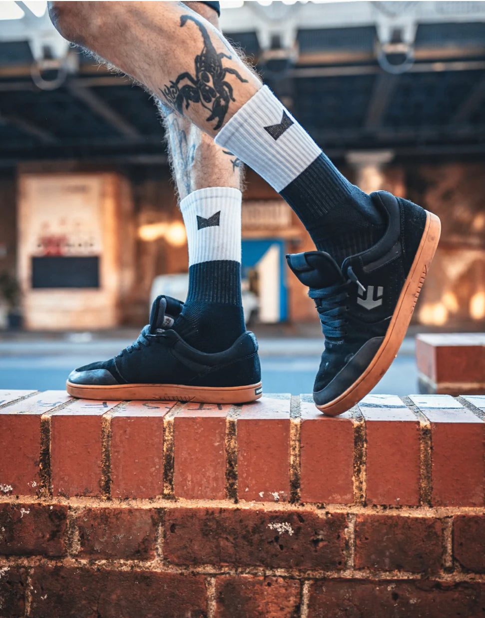 Hop King 2 Panel Socks - Black