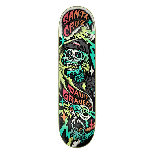 Santa Cruz Gravette S&S Hippie Skull Guest Deck - 8.3”