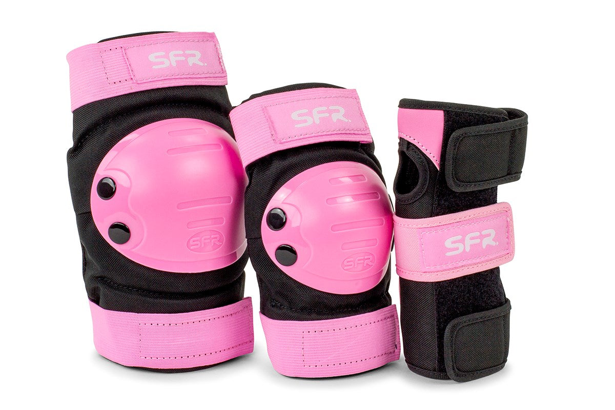 SFR Youth Ramp Triple Pads Set Pink