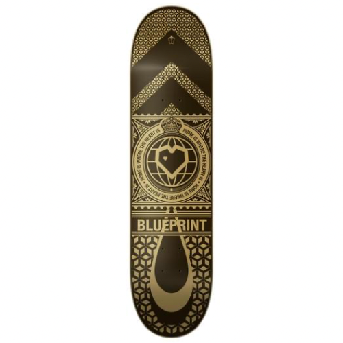 Blueprint Home Heart Gold Deck - 8.125”