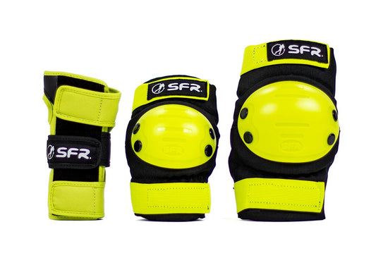 SFR Youth Ramp Triple Pads Set Yellow