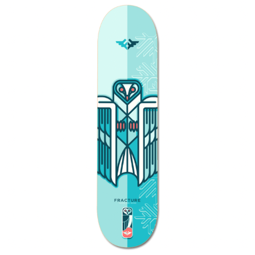 Fracture Jono Wood Blue Deck - 8”