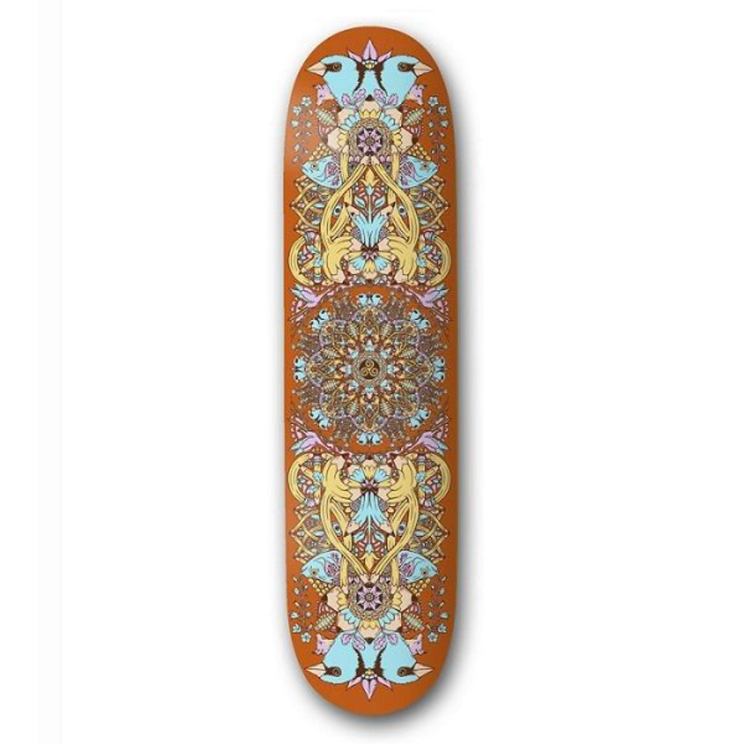 Drawing Boards Mandala Orange Deck - 8”