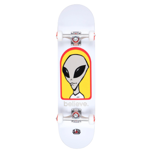 Alien Workshop Believe Complete White - 8"