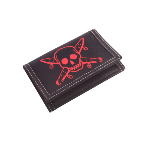 Fourstar Pirate Velcro Wallet Black/Red